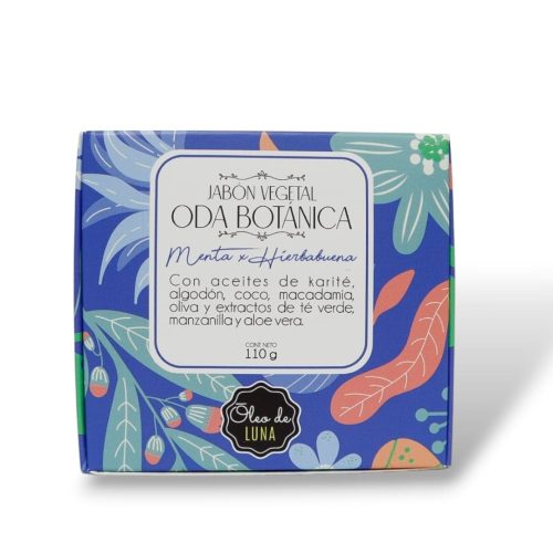 Jabón Vegetal Oda Botánica - Menta x Hierbabuena